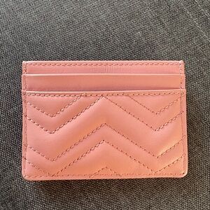 Designer Inspired Pink Card Holder